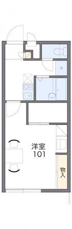 レオパレスＫａｒａｔａｃｈｉの物件間取画像